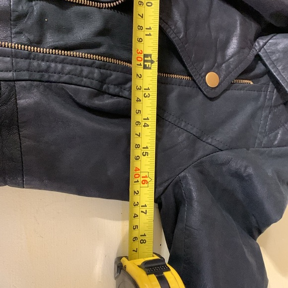 Genuine soft leather Moto jacket - Picture 7 of 11